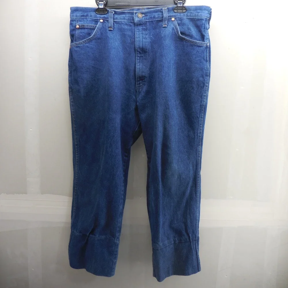 Vintage Levis 557 For Cowboys Jeans Mens 36x24 Blue Denim Made in USA High Rise